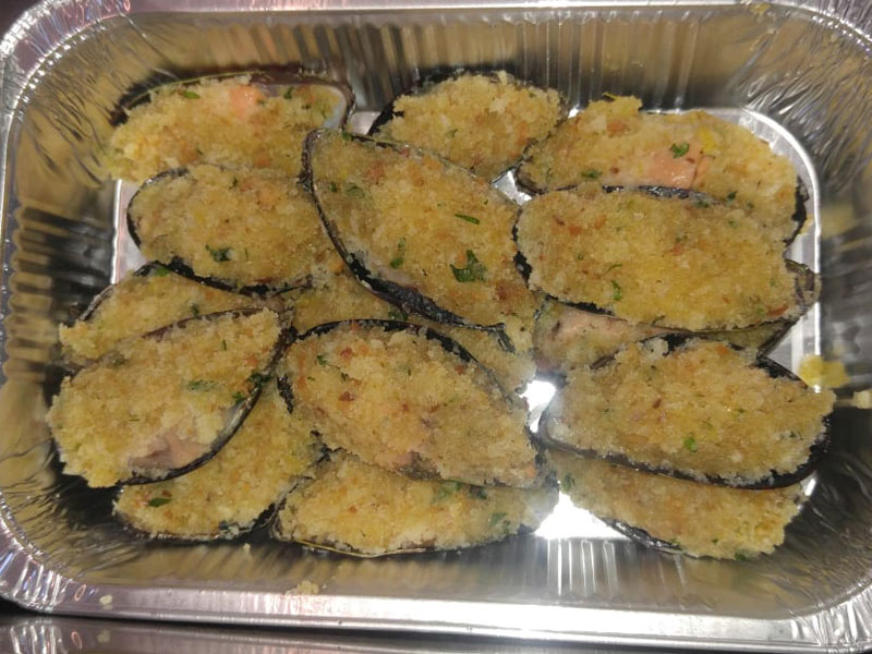 Cozze gratinate