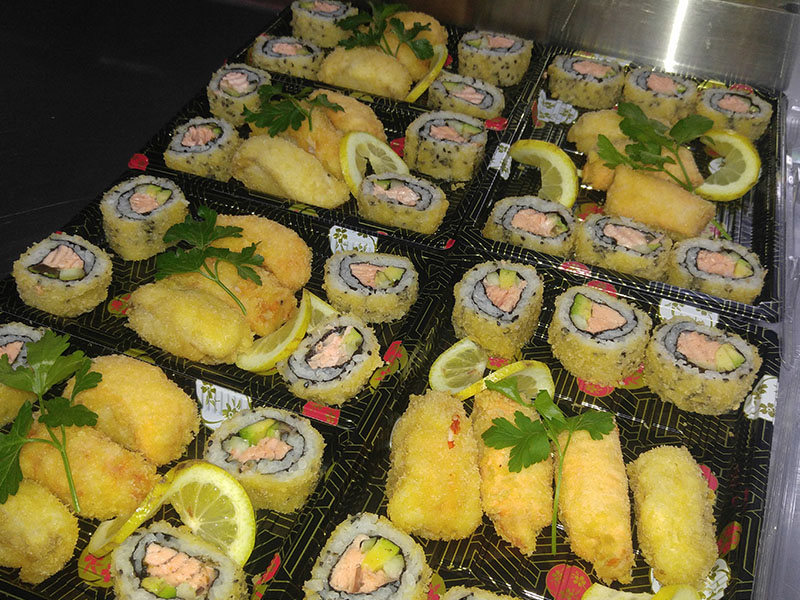 Sushi in tempura